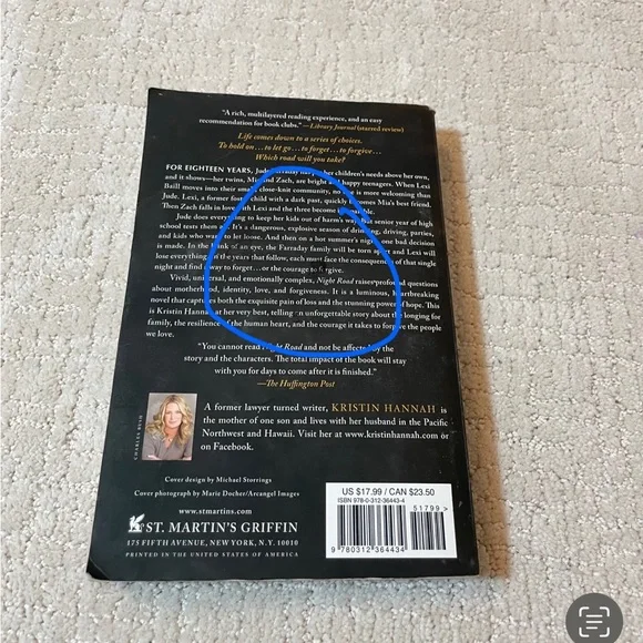 Night Road by Kristin Hannah - Paperback - Picture 5 of 9